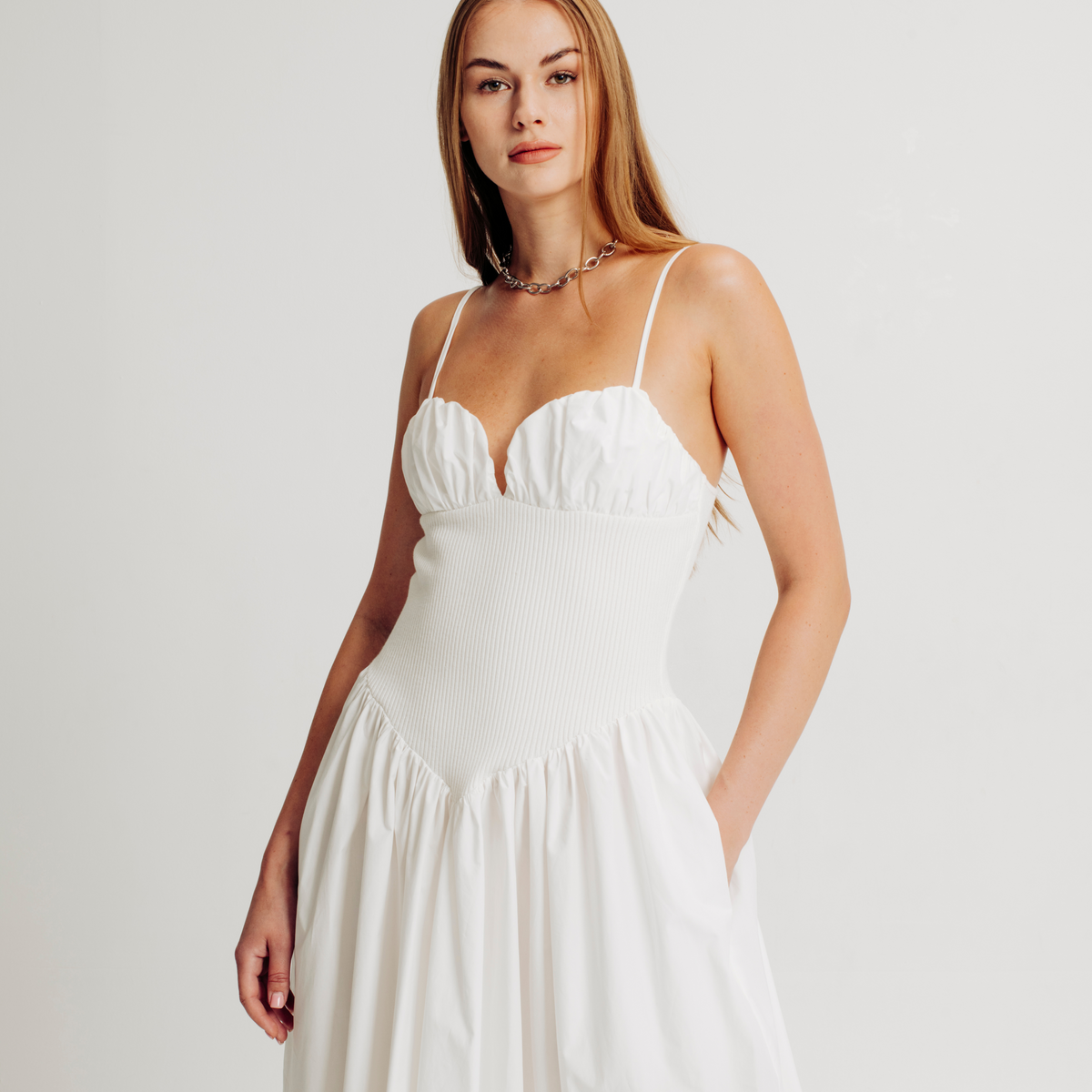 MILEY DRESS White / M