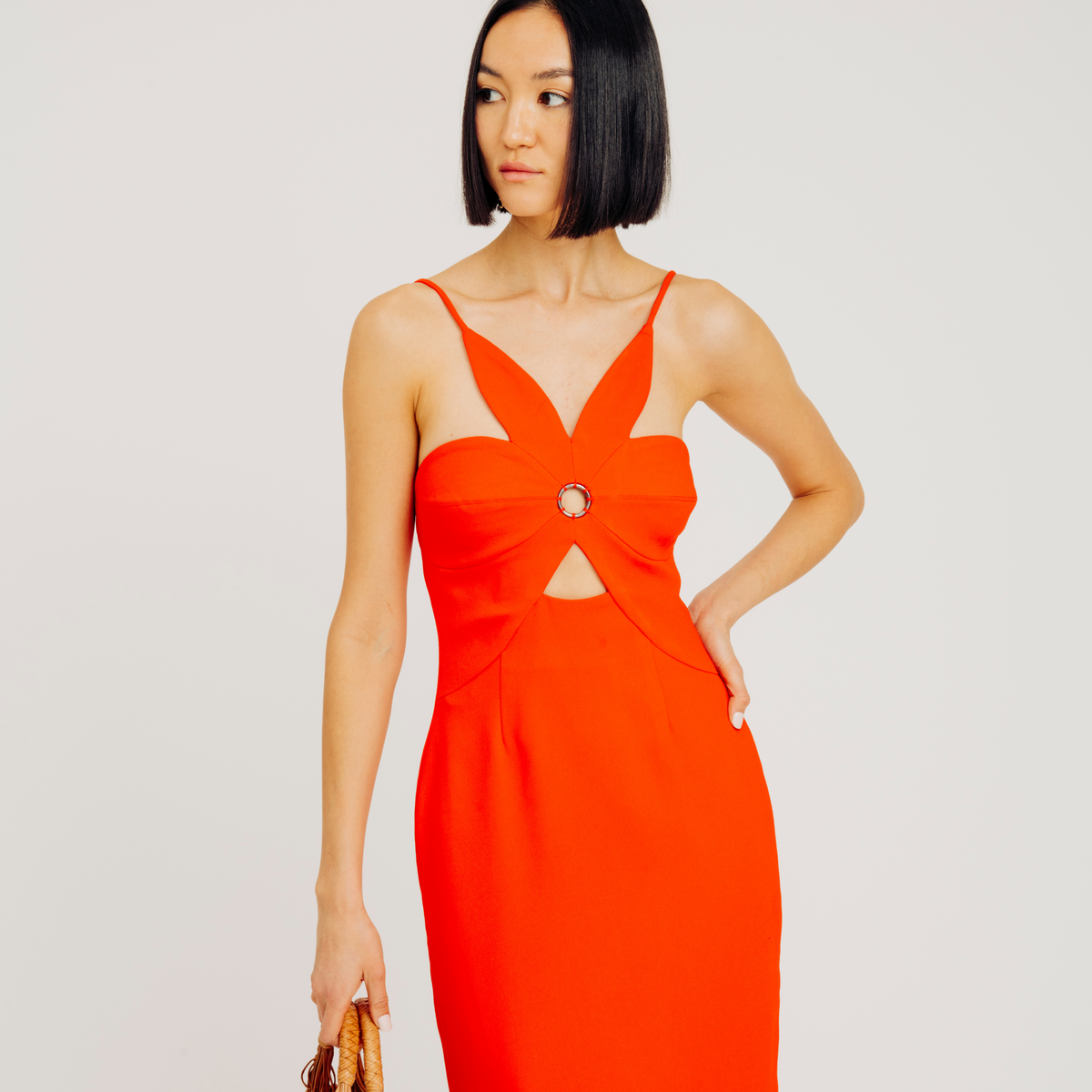 green emerald velvet dress Miley Dress White / M