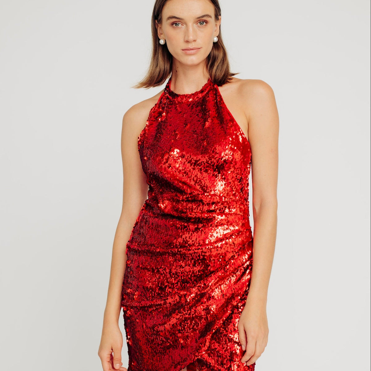 VERA DRESS SPLASH OF GRENADINE / XS