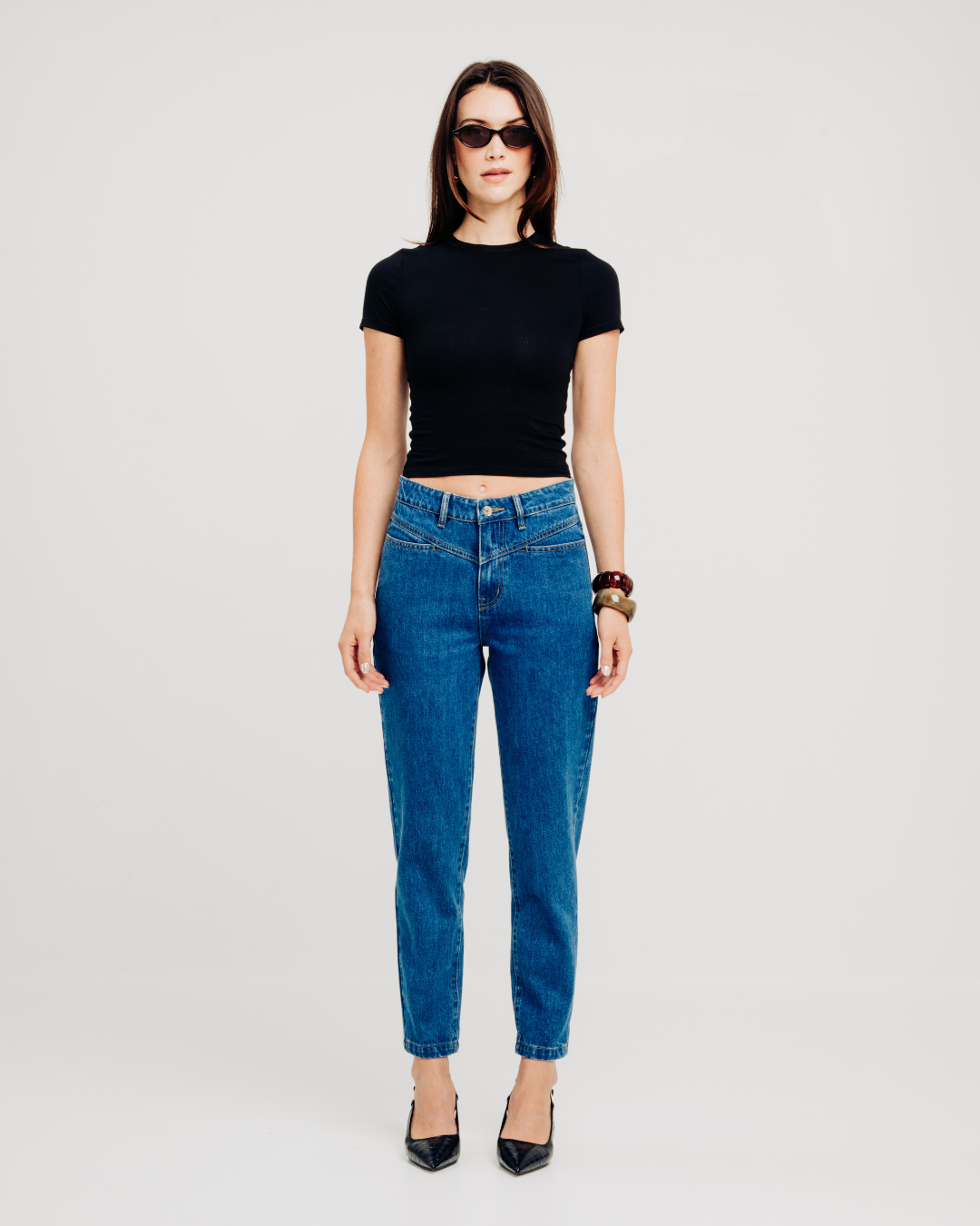 パンツ louren switching denim Denim – Torn By Ronny Kobo