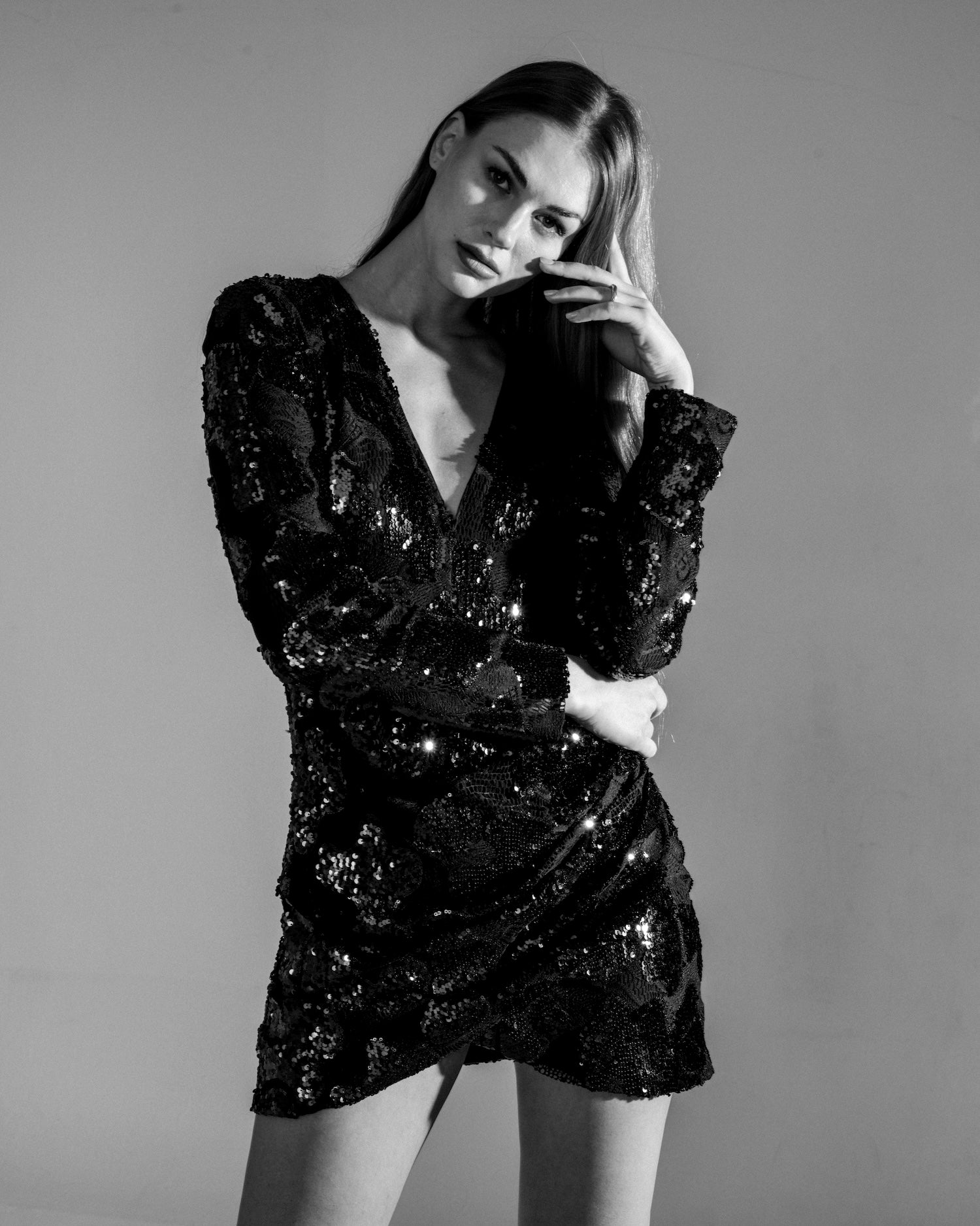 TORN BY RONNY KOBO ブラック　ワンピース　ドレス LUNA DRESS – Torn By Ronny Kobo